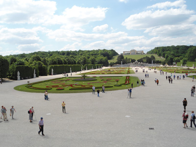 Vienna SCHONBRUNN Великолепният парк на двореца Шьонбрун