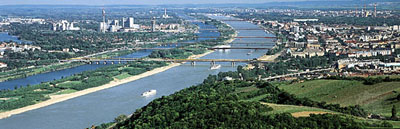 Vienna Danube River Виена Дунав