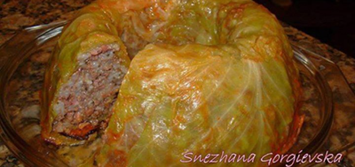 Кекс с кайма и зеле